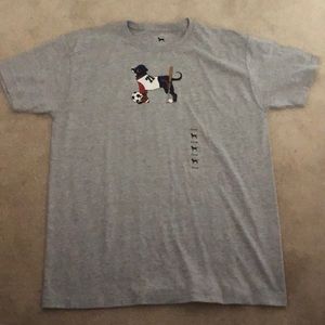 black dog t-shirt XL
